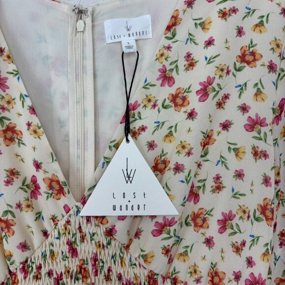 LOST + WANDER Love in Bloom Long Sleeve Floral Maxi Dresss - Picture 7 of 14